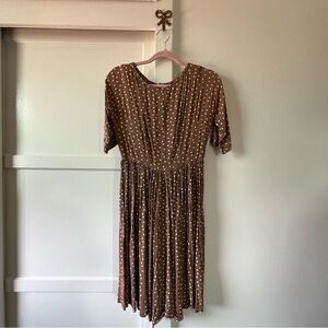 vintage polka dot dress